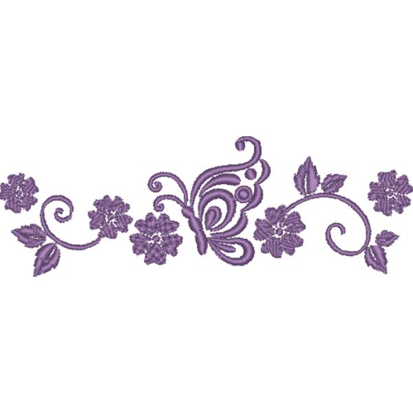 Butterfly & Flowers Thumbnail