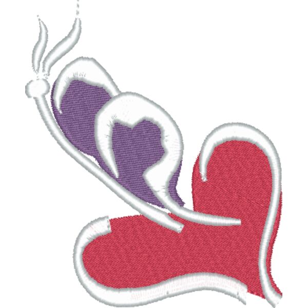 Butterfly Lace Heart  Thumbnail