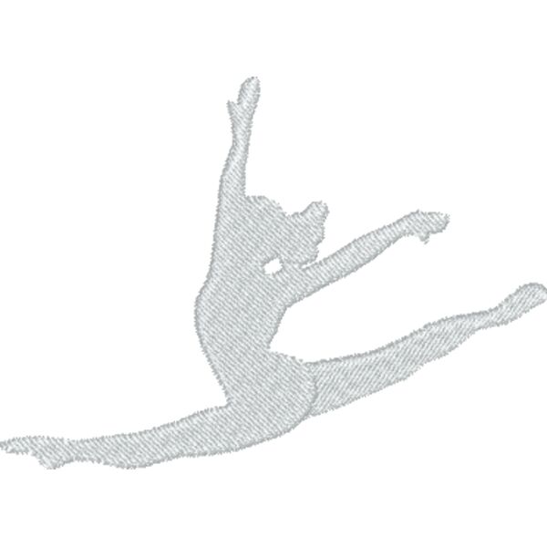 Dancer Leaping Silhouette Thumbnail