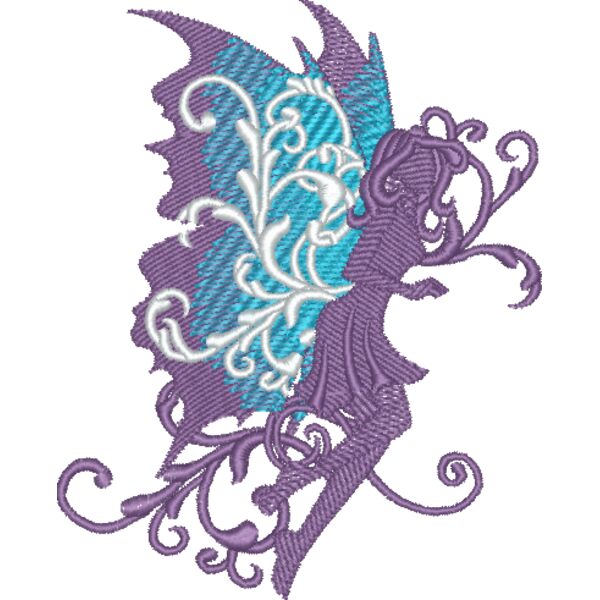 Fairy Violet Filigree D6769 Thumbnail