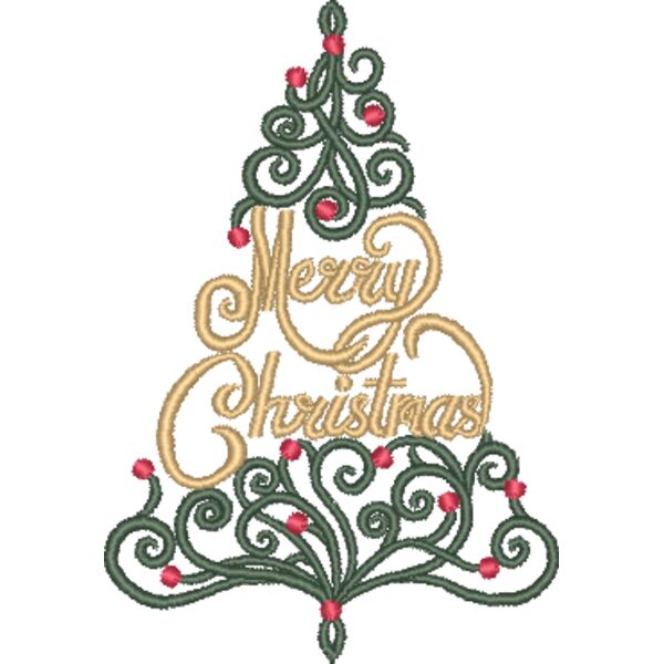 Merry Christmas Tree Thumbnail
