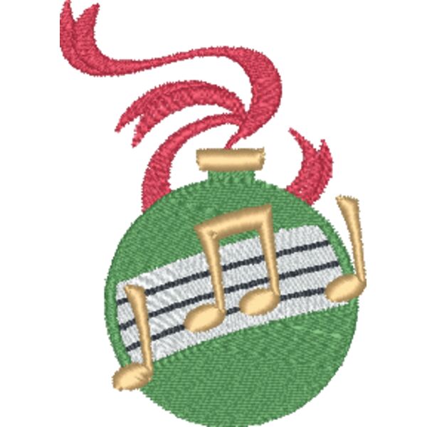 Christmas Music Ornament Thumbnail