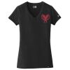 Women's Heritage Blend V Neck Tee Thumbnail