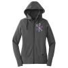 Women's Tri Blend Fleece Full Zip Hoodie Thumbnail