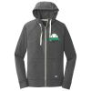 Sueded Cotton Blend Full Zip Hoodie Thumbnail
