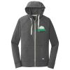 Sueded Cotton Blend Full Zip Hoodie Thumbnail