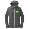 Sueded Cotton Blend Full Zip Hoodie Thumbnail