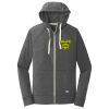 Sueded Cotton Blend Full Zip Hoodie Thumbnail