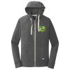 Sueded Cotton Blend Full Zip Hoodie Thumbnail