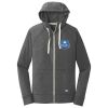 Sueded Cotton Blend Full Zip Hoodie Thumbnail
