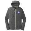 Sueded Cotton Blend Full Zip Hoodie Thumbnail