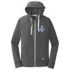 Sueded Cotton Blend Full Zip Hoodie Thumbnail