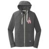 Sueded Cotton Blend Full Zip Hoodie Thumbnail