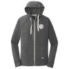 Sueded Cotton Blend Full Zip Hoodie Thumbnail