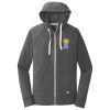 Sueded Cotton Blend Full Zip Hoodie Thumbnail