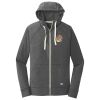 Sueded Cotton Blend Full Zip Hoodie Thumbnail