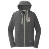 Sueded Cotton Blend Full Zip Hoodie Thumbnail