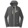 Sueded Cotton Blend Full Zip Hoodie Thumbnail