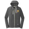 Sueded Cotton Blend Full Zip Hoodie Thumbnail