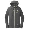 Sueded Cotton Blend Full Zip Hoodie Thumbnail