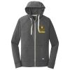 Sueded Cotton Blend Full Zip Hoodie Thumbnail