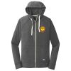 Sueded Cotton Blend Full Zip Hoodie Thumbnail