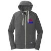 Sueded Cotton Blend Full Zip Hoodie Thumbnail