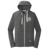 Sueded Cotton Blend Full Zip Hoodie Thumbnail