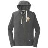 Sueded Cotton Blend Full Zip Hoodie Thumbnail
