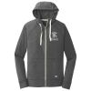 Sueded Cotton Blend Full Zip Hoodie Thumbnail