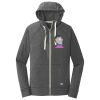 Sueded Cotton Blend Full Zip Hoodie Thumbnail